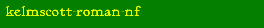 Kelmscott-Roman-NF.ttf
(Art font online converter effect display)