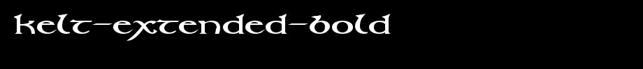 Kelt-Extended-Bold.ttf(字体效果展示)