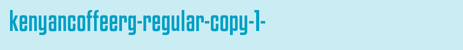 KenyanCoffeeRg-Regular-copy-1-.ttf(字体效果展示)