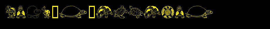 Keya-s-Turtles.ttf(字体效果展示)