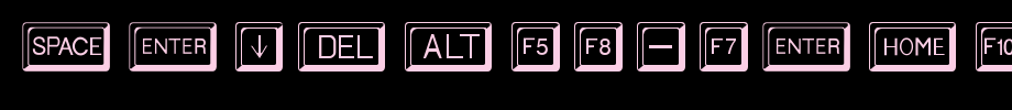 Keycaps-Regular.ttf(字体效果展示)