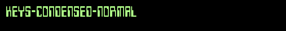Keys-Condensed-Normal.ttf
(Art font online converter effect display)