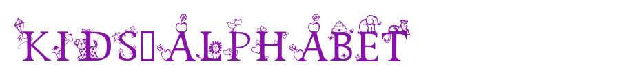 Kids-Alphabet.ttf
(Art font online converter effect display)