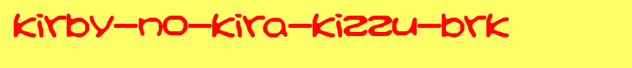 Kirby-No-Kira-Kizzu-BRK.ttf