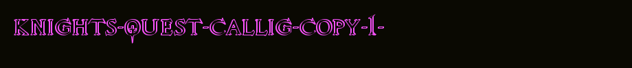 Knights-Quest-Callig-copy-1-.ttf
(Art font online converter effect display)