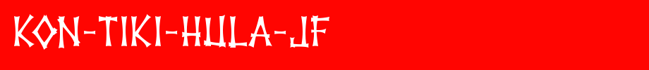 Kon-Tiki-Hula-JF.ttf
(Art font online converter effect display)