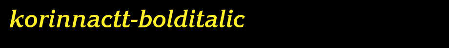 KorinnaCTT-BoldItalic.ttf
(Art font online converter effect display)