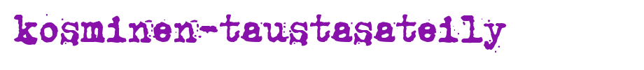 Kosminen-taustasateily.ttf
(Art font online converter effect display)