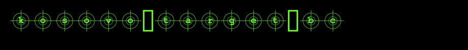 Kosovo-Target-BC.ttf
(Art font online converter effect display)