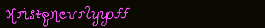 KristenCurlyYOFF.ttf
(Art font online converter effect display)