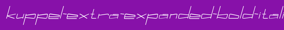 Kuppel-Extra-expanded-Bold-Italic.ttf