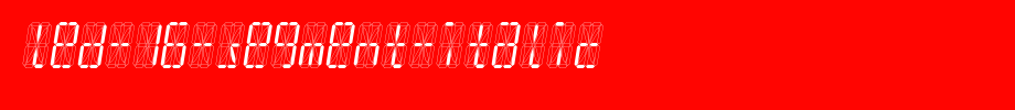 LED-16-Segment-Italic.ttf(艺术字体在线转换器效果展示图)