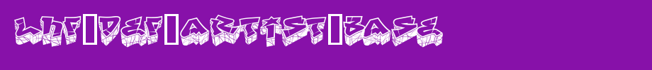 LHF-Def-Artist-BASE.ttf
(Art font online converter effect display)
