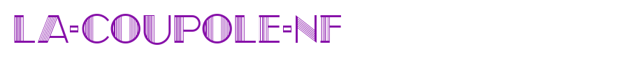 La-Coupole-NF.ttf
(Art font online converter effect display)