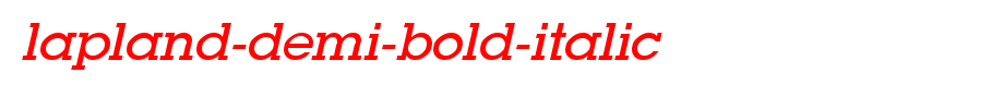 Lapland-Demi-bold-Italic.ttf
(Art font online converter effect display)