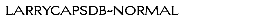 LarryCapsDB-Normal.ttf
(Art font online converter effect display)