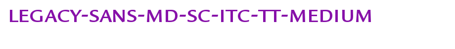 Legacy-Sans-Md-SC-ITC-TT-Medium.ttf
(Art font online converter effect display)