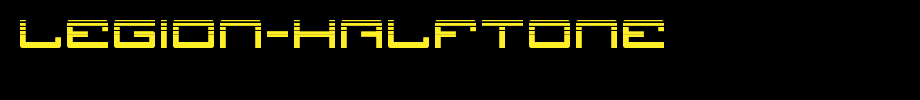 Legion-Halftone.ttf
(Art font online converter effect display)
