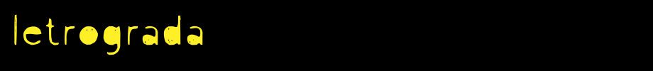 Letrograda.ttf
(Art font online converter effect display)