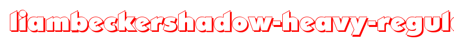 LiamBeckerShadow-Heavy-Regular.ttf
(Art font online converter effect display)