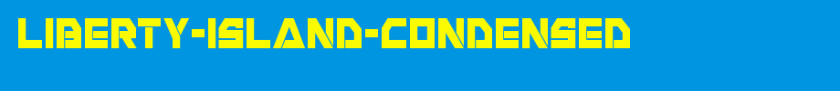 Liberty-Island-Condensed.ttf
(Art font online converter effect display)