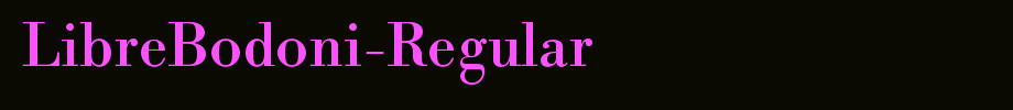 LibreBodoni-Regular_ English font
(Art font online converter effect display)