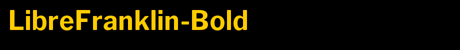 LibreFranklin-Bold_ English font
(Art font online converter effect display)
