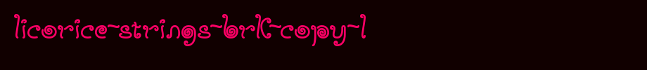 Licorice-Strings-BRK-copy-1.ttf
(Art font online converter effect display)
