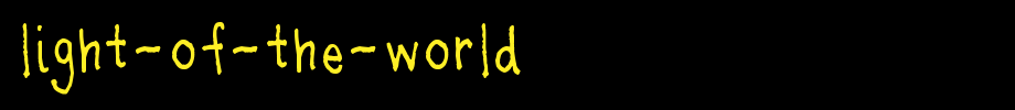 Light-of-the-World.ttf
(Art font online converter effect display)
