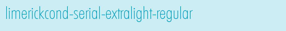 LimerickCond-Serial-ExtraLight-Regular.ttf
(Art font online converter effect display)