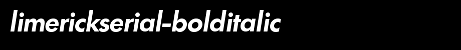 LimerickSerial-BoldItalic.ttf
(Art font online converter effect display)