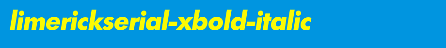 LimerickSerial-Xbold-Italic.ttf
(Art font online converter effect display)