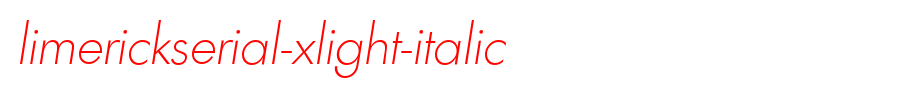 LimerickSerial-Xlight-Italic.ttf
(Art font online converter effect display)
