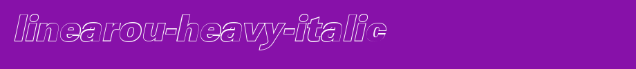 LinearOu-Heavy-Italic.ttf
(Art font online converter effect display)