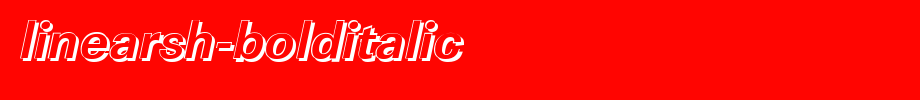LinearSh-BoldItalic.ttf
(Art font online converter effect display)