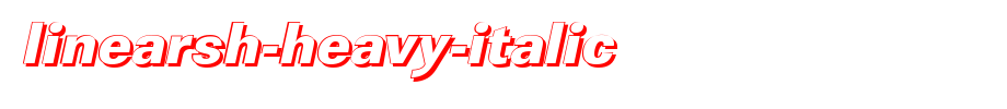 LinearSh-Heavy-Italic.ttf
(Art font online converter effect display)