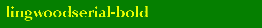 LingwoodSerial-Bold.ttf
(Art font online converter effect display)