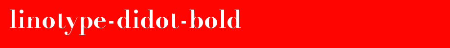 Linotype-Didot-Bold.ttf
(Art font online converter effect display)