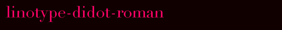 Linotype-Didot-Roman.ttf
(Art font online converter effect display)