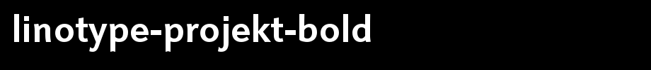 Linotype-Projekt-Bold.ttf
(Art font online converter effect display)