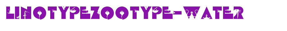 LinotypeZootype-Water.ttf
(Art font online converter effect display)