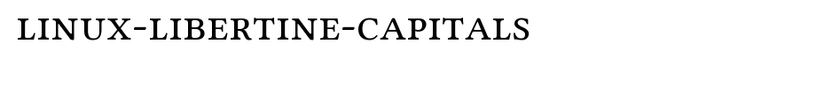 Linux-Libertine-Capitals.ttf(字体效果展示)