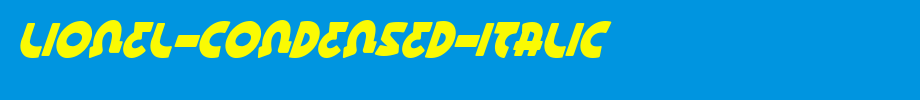 Lionel-Condensed-Italic.ttf(字体效果展示)