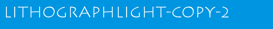 LithographLight-copy-2.ttf(字体效果展示)