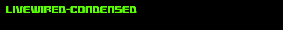 Livewired-Condensed.ttf(字体效果展示)
