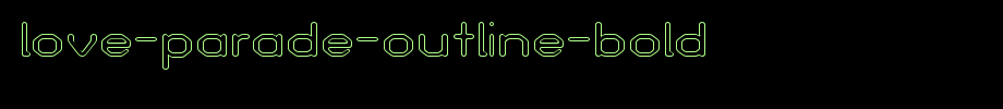 Love-Parade-outline-Bold.ttf
(Art font online converter effect display)