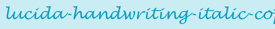 Lucida-Handwriting-Italic-copy-2.ttf
(Art font online converter effect display)