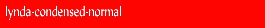 Lynda-Condensed-Normal.ttf
(Art font online converter effect display)