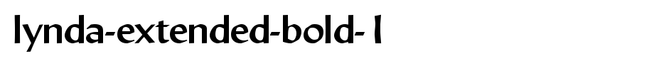 Lynda-Extended-Bold-1.ttf
(Art font online converter effect display)