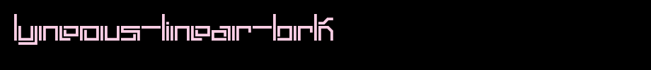 Lyneous-Linear-BRK.ttf
(Art font online converter effect display)